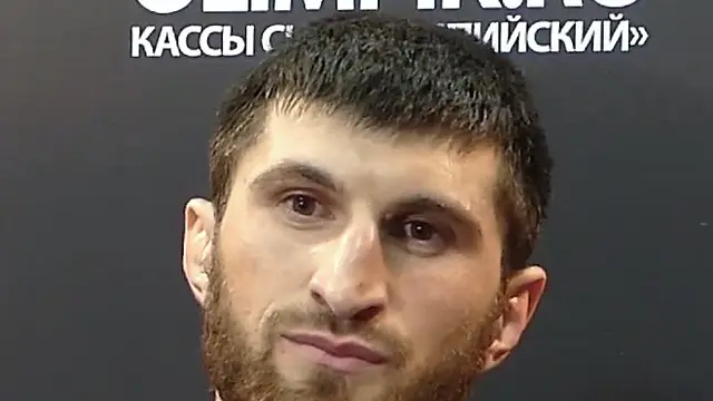 Магомед Анкалаев на турнире UFC в Москве в 2018 году, архивное фото